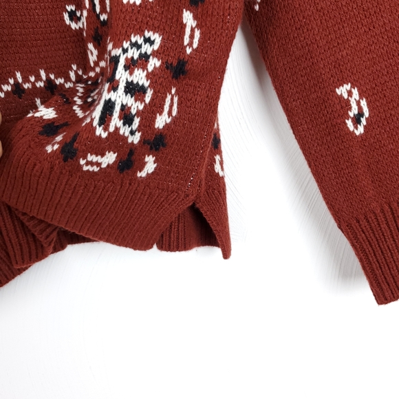 NWOT Madewell bandana paisley pullover - Picture 5 of 6